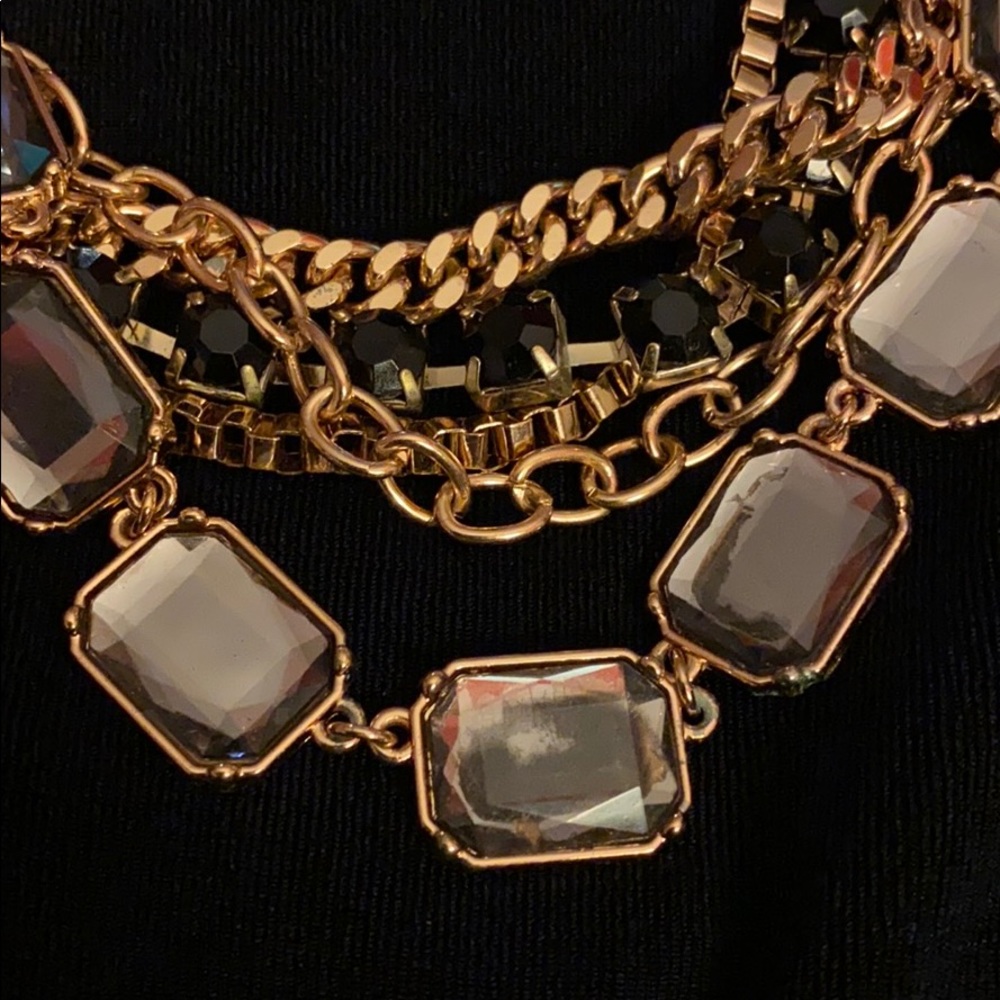 Avon Multi Chain Statement Necklace - image 2